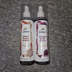 Dove Body Mist Set - Gingerbread Delight & Frosted Plum Berry